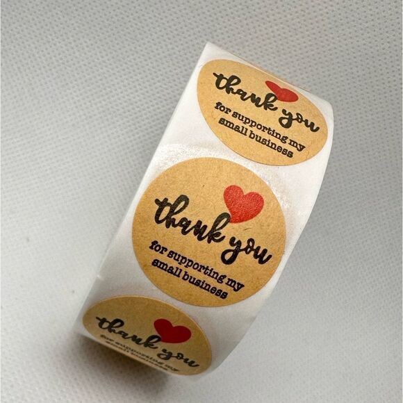 Small business thank you stickers | shipping supplies | SEAL ENVELOPE - Picture 2 of 6
